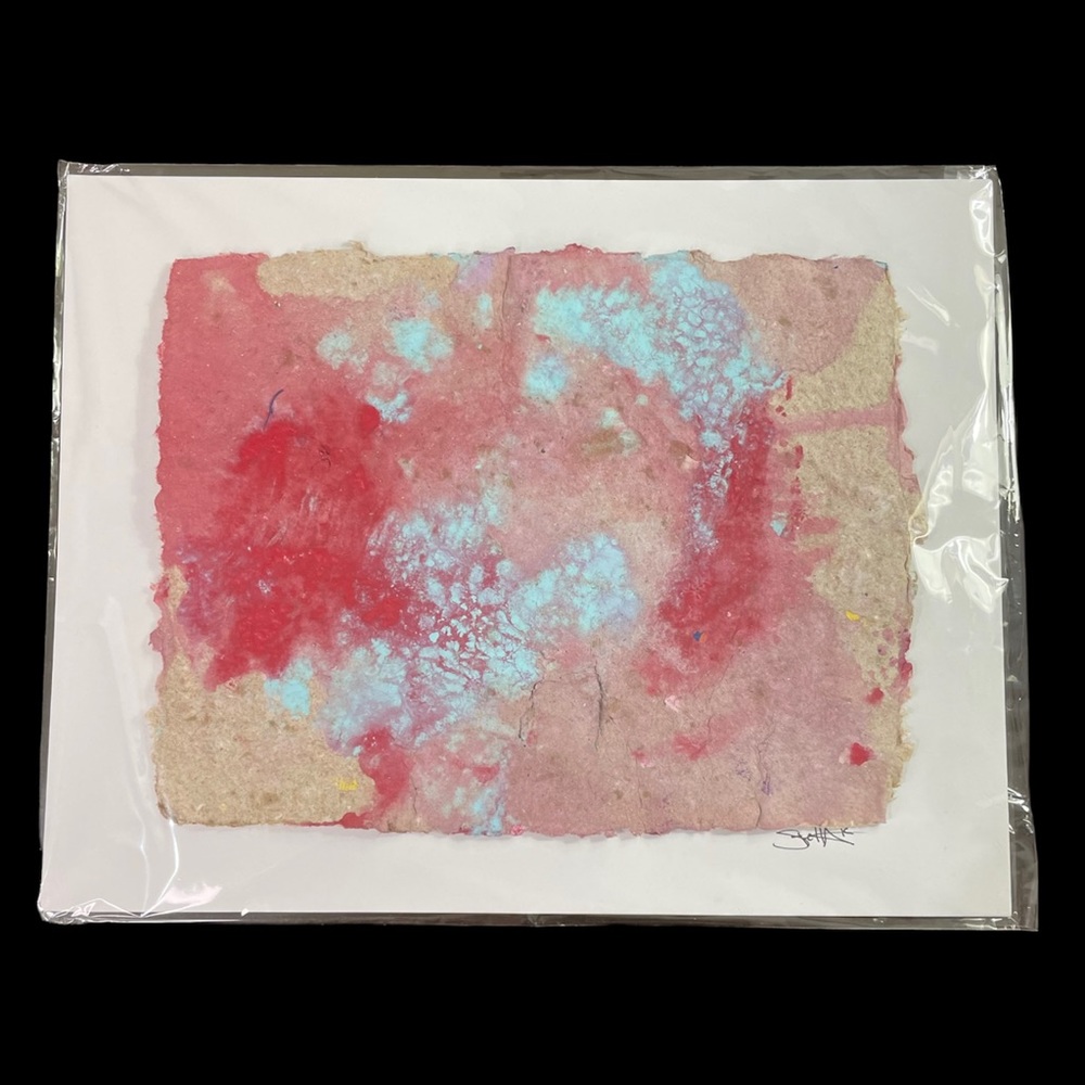 pressed paper wall art